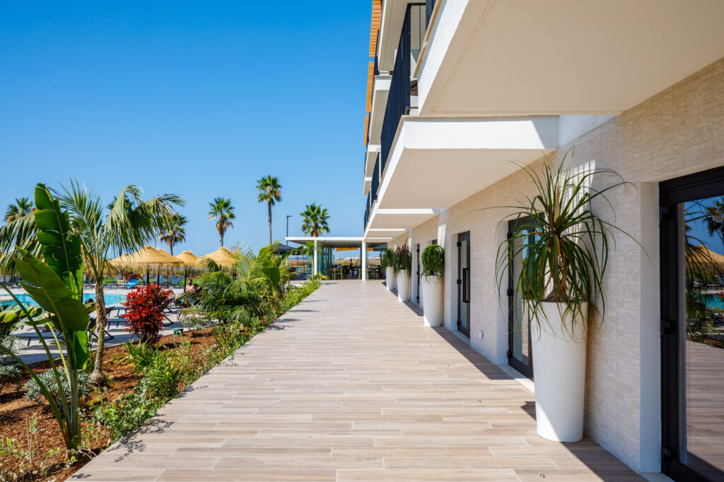 Path outside AP Cabanas Beach & Nature Resort