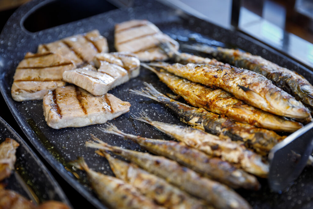 Fish served at AP Cabanas Beach & Nature Resort