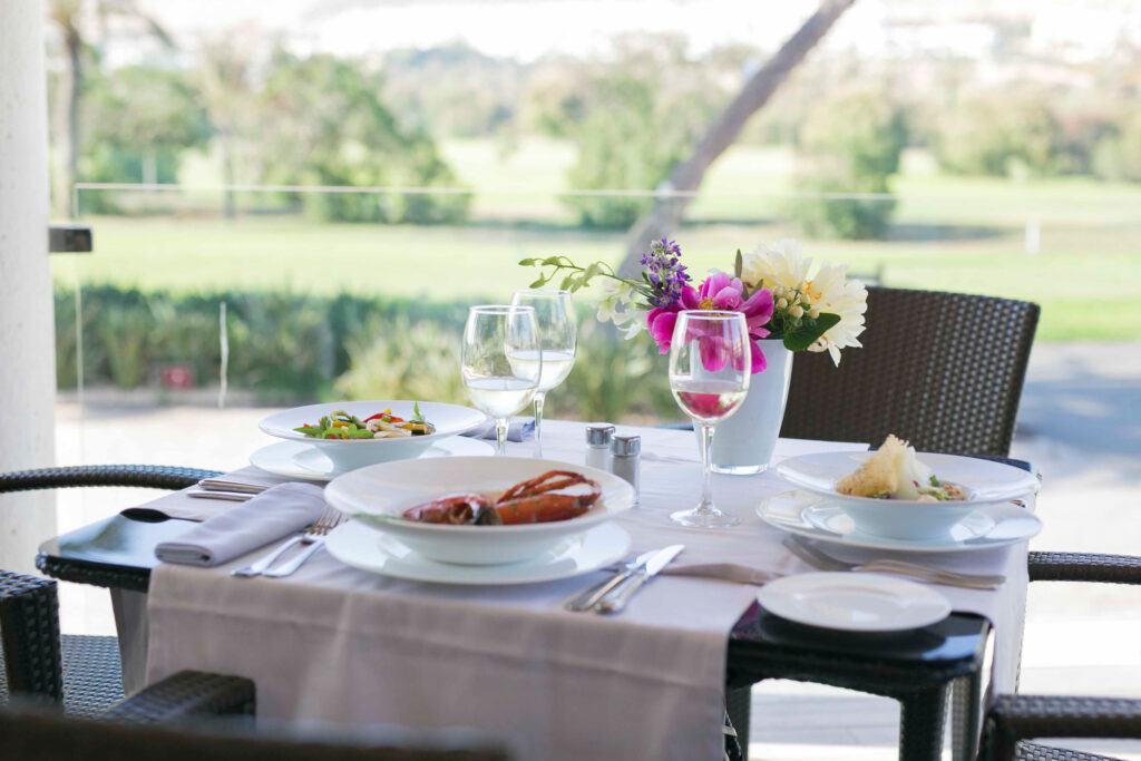 Indoor dining at AR Golf Almerimar Hotel