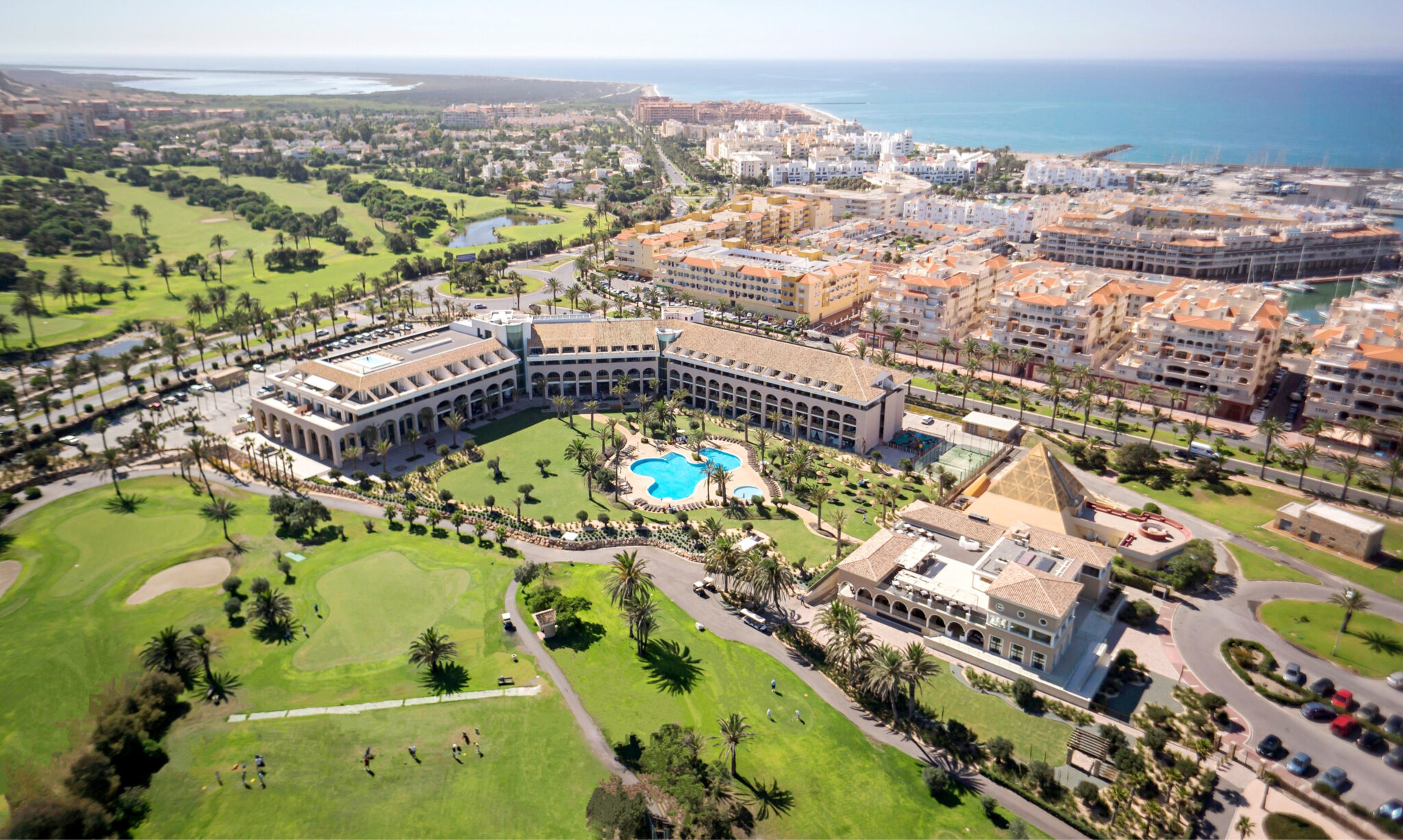 Aerial view of AR Golf Almerimar Hotel