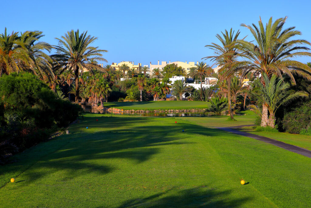 Tee box at Almerimar Golf Course