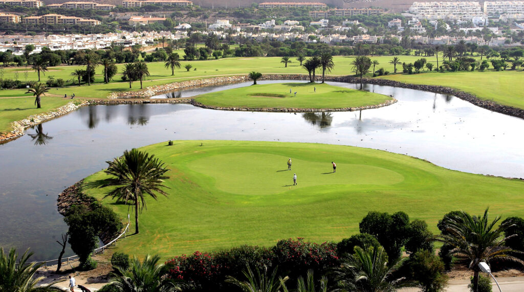 People playing golf at Almerimar Golf Course