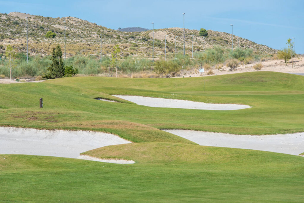 Bunkers on fairway at Altaona Golf Course