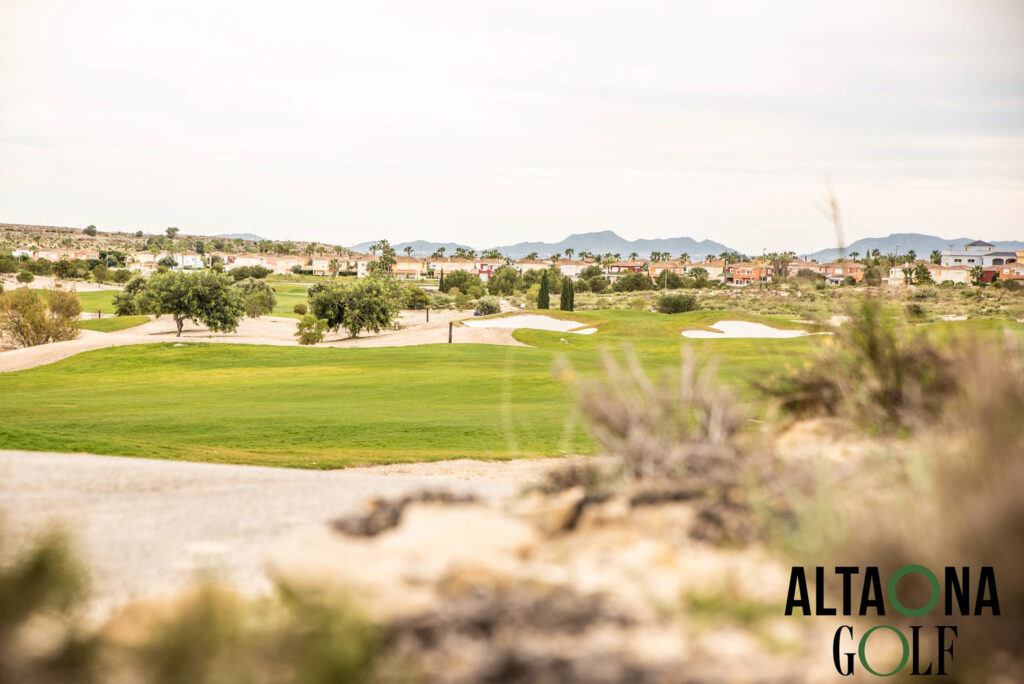 Bunkers on fairway at Altaona Golf Course