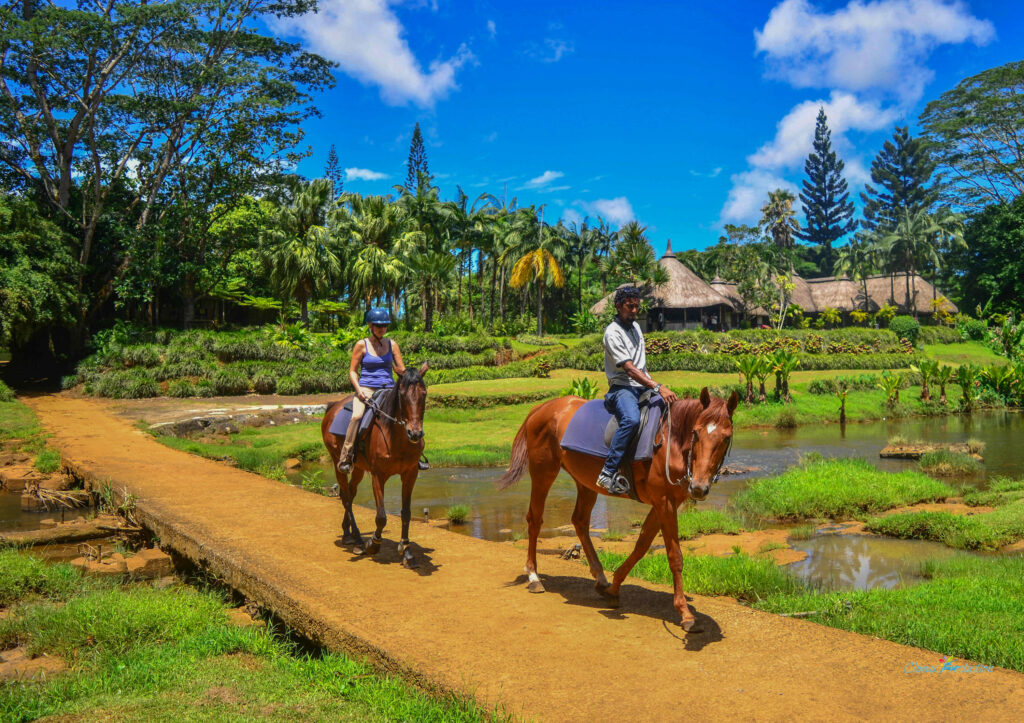 Horse riding ins Mauritius, an extra activity on offer for your golf holiday