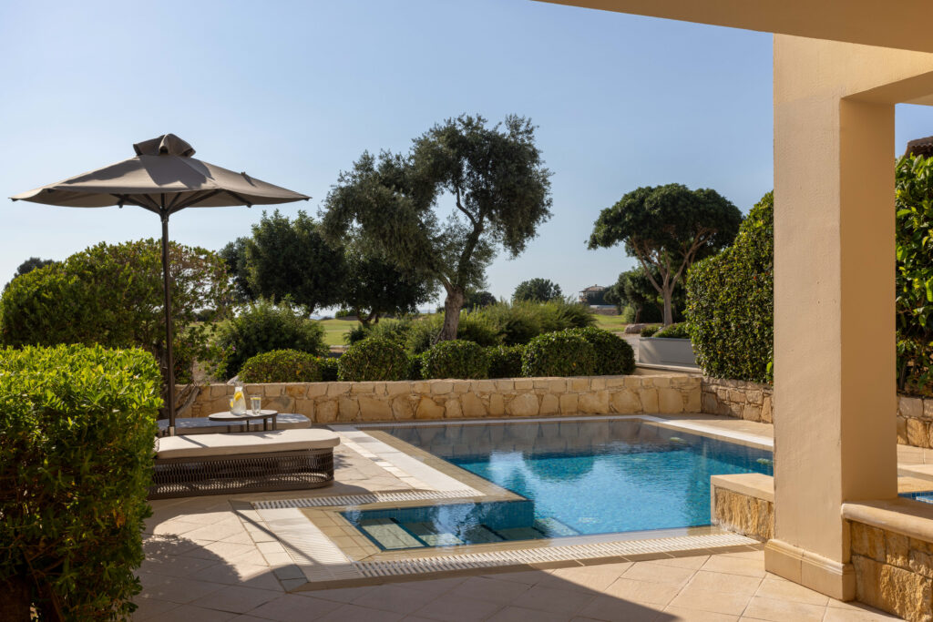 Outdoor pool at Aphrodite Hills Hotel