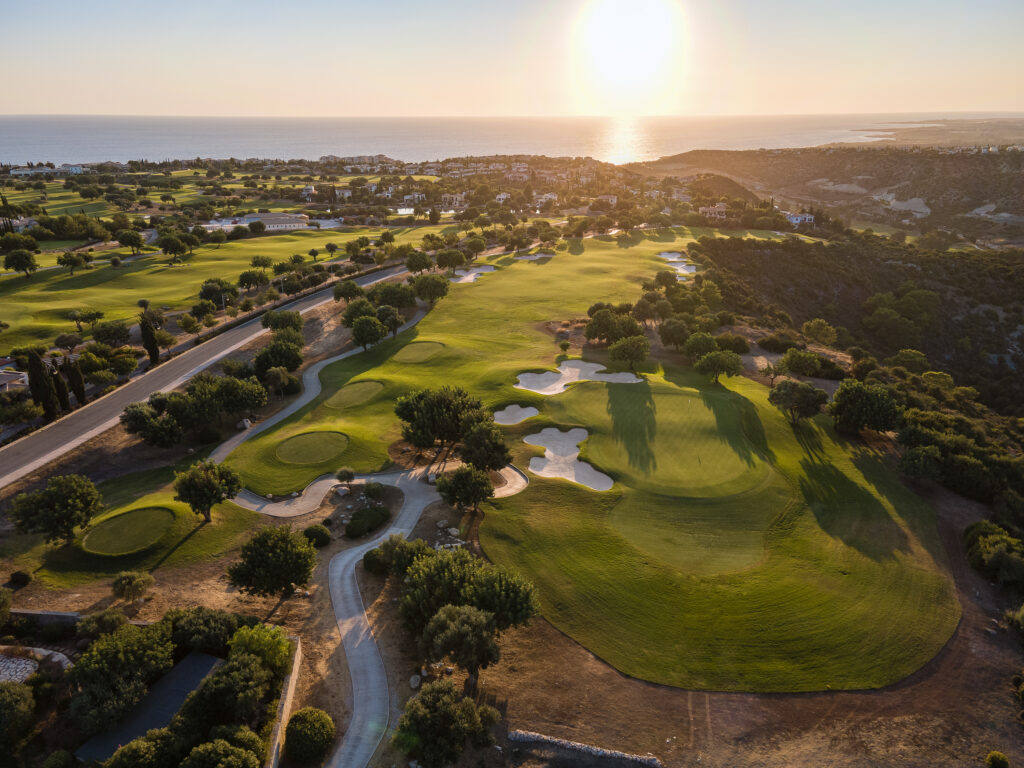 Aerial view of Aphrodite Hills PGA National Cyprus