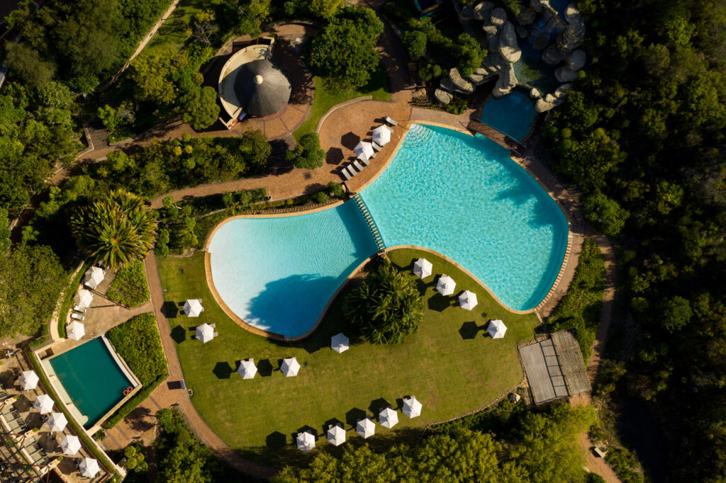 Aerial view of outdoor pool at Arabella Hotel & Spa