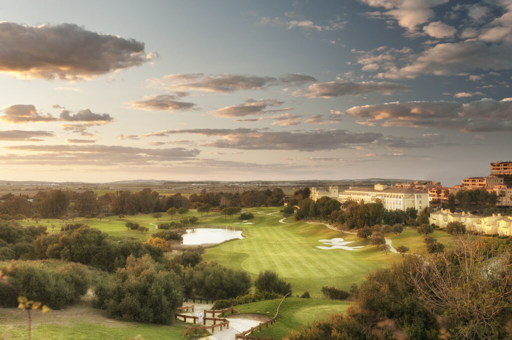 Aerial view of Barcelo Montecastillo Hotel