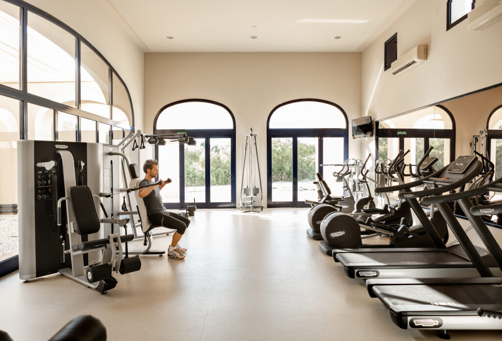 Gym facilities at Barcelo Montecastillo Hotel