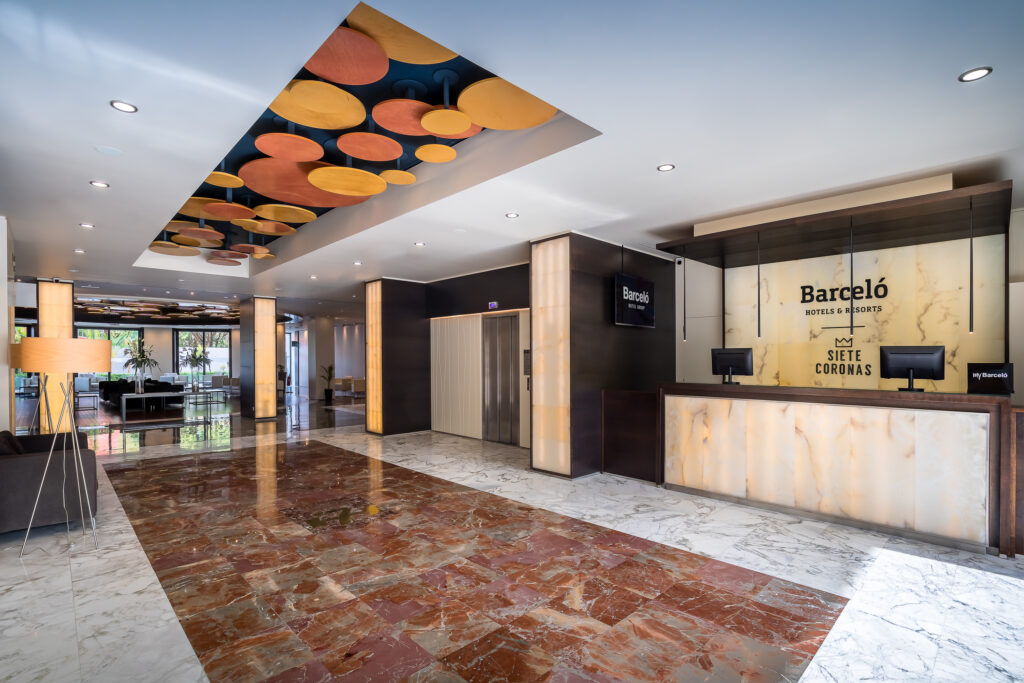 Reception area at Barceló Murcia Siete Coronas