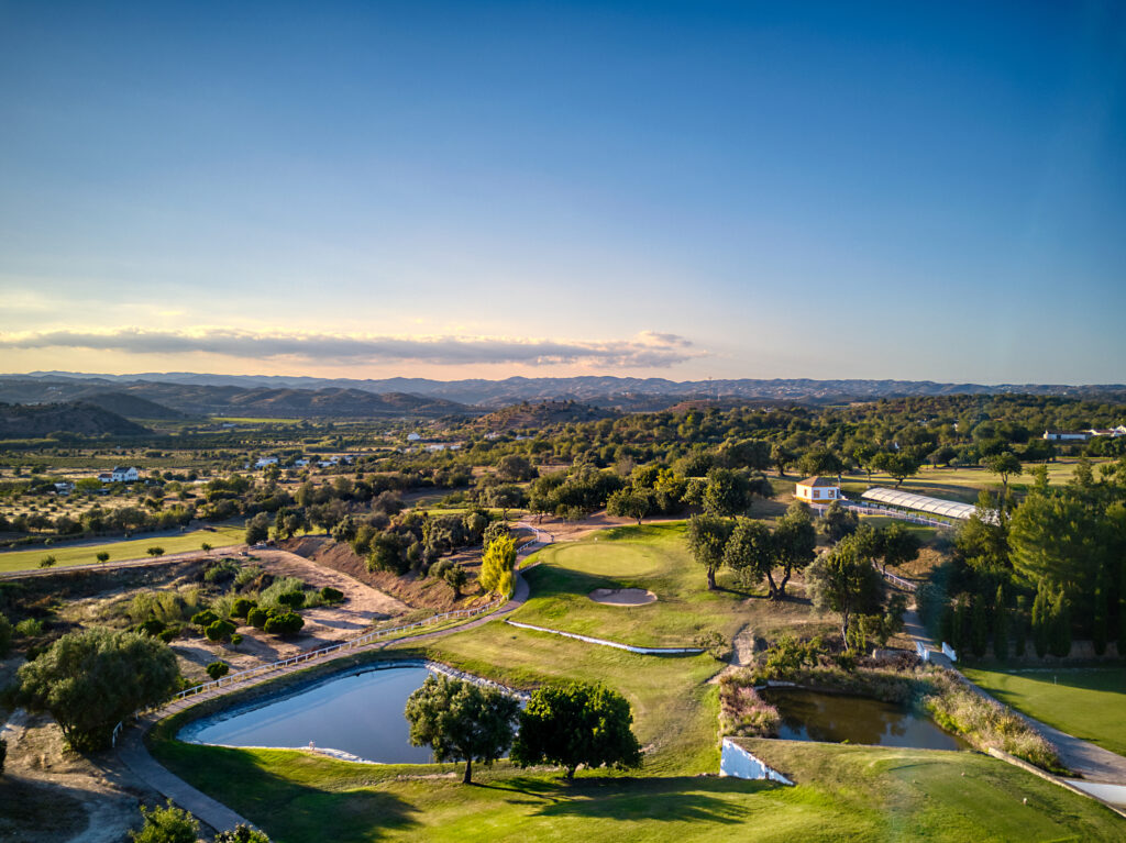 Aerial view of the Benamor golf course
