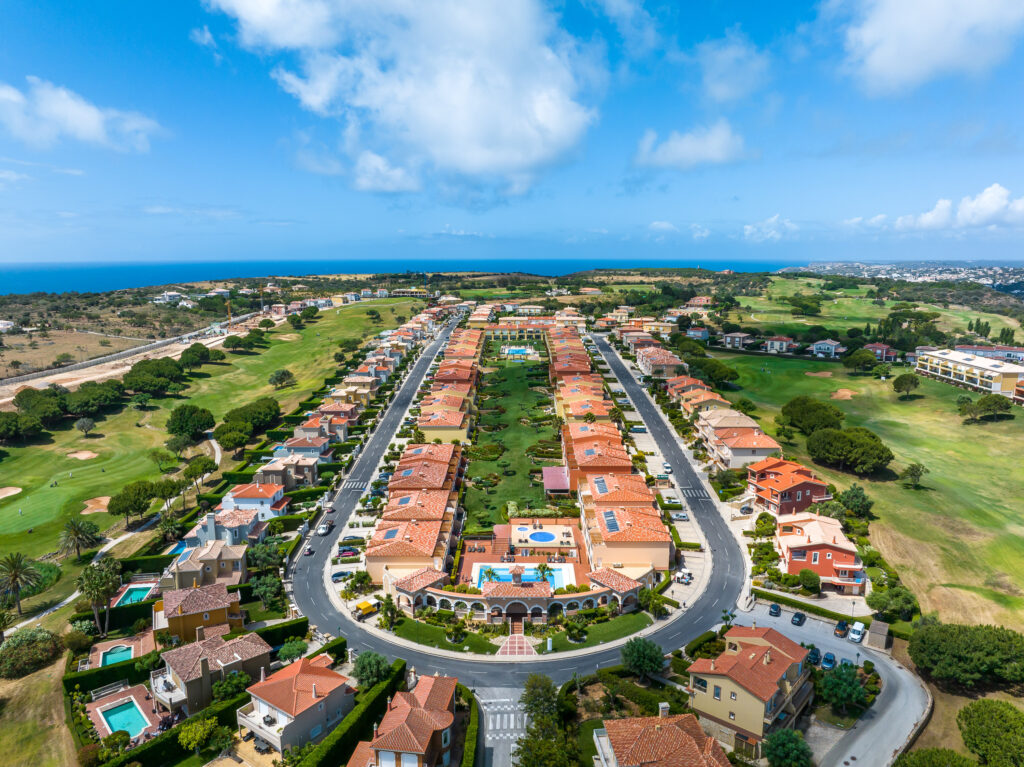 Aerial view of villas by Boavista Golf Course