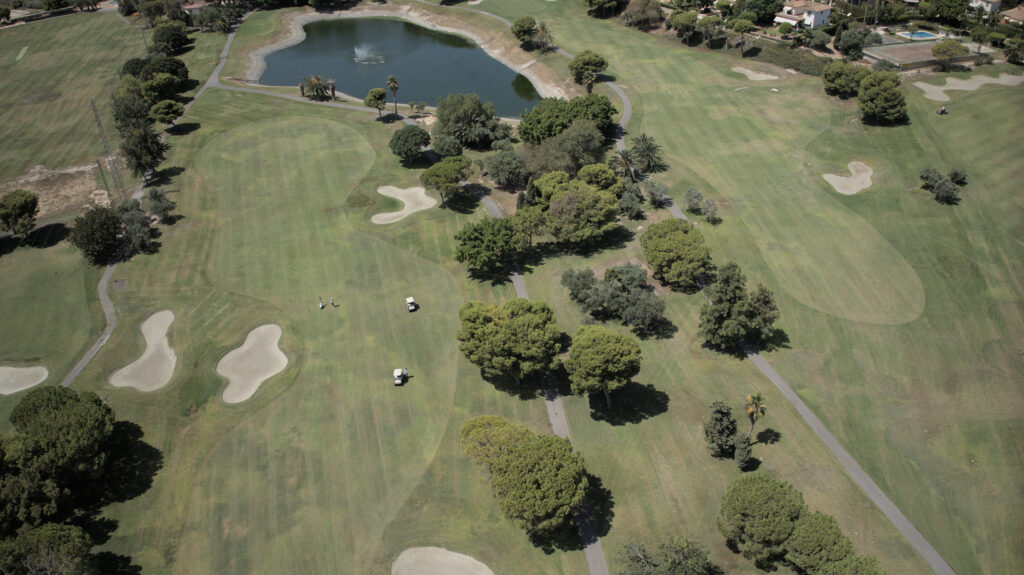 Aerial view of Bonalba Golf Course