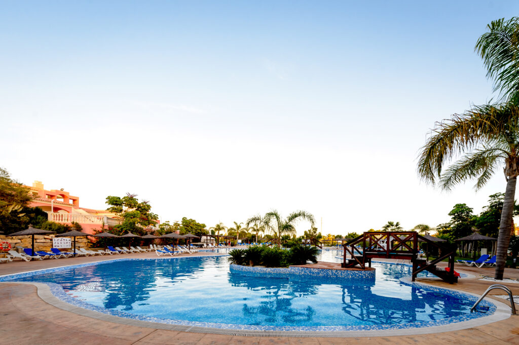 Outdoor pool at Bonalba Golf Resort