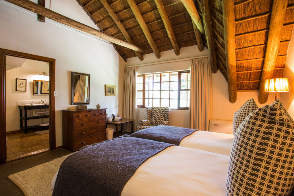 Twin bed accommodation at Buhala Lodge