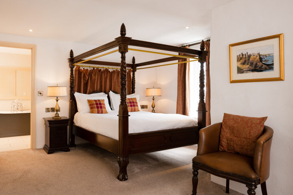 Double bed accommodation at The Bushmills Inn