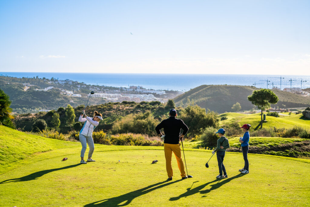 People playing golf at Calanova Golf Course