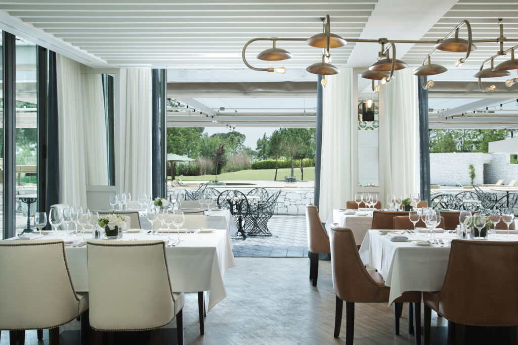 Indoor dining at Camiral Golf & Wellness