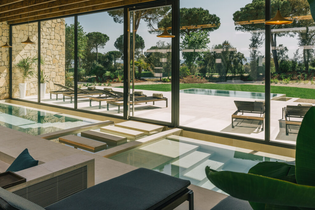 Indoor pool at Camiral Golf & Wellness