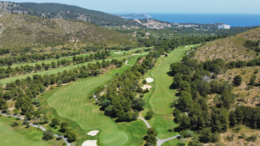 Aerial view of Canyamel Golf Course