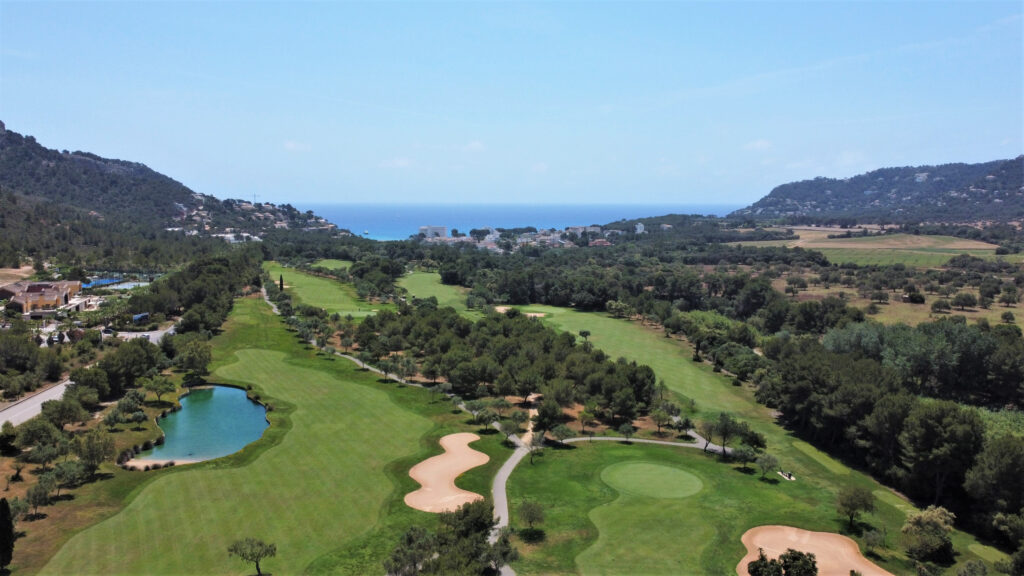 Aerial view of Canyamel Golf Course