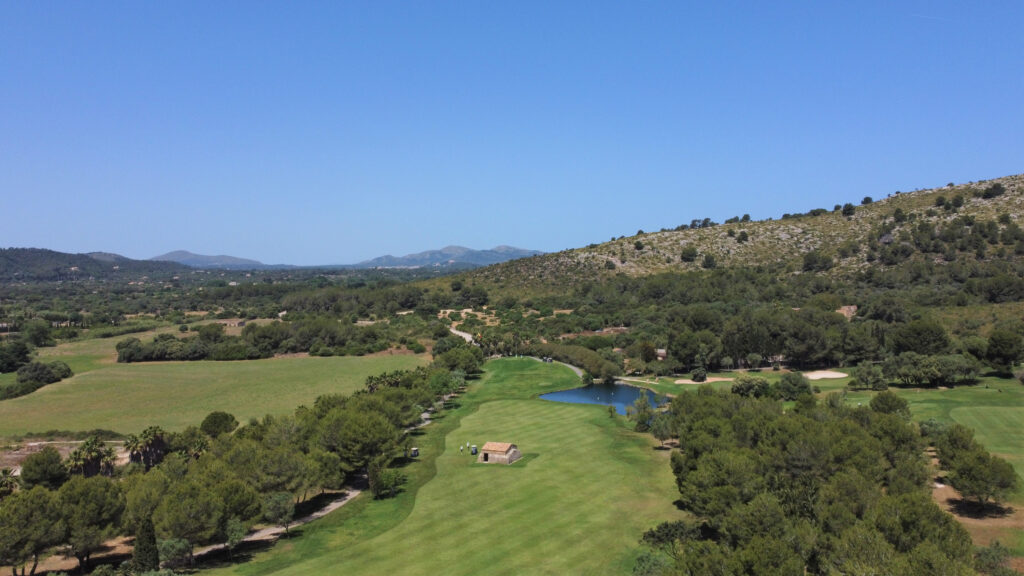 Aerial view of Canyamel Golf Course