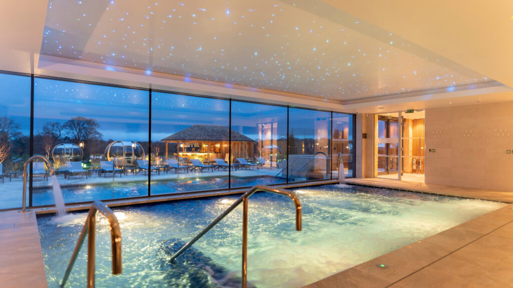 Indoor pool at Carden Park Golf Resort