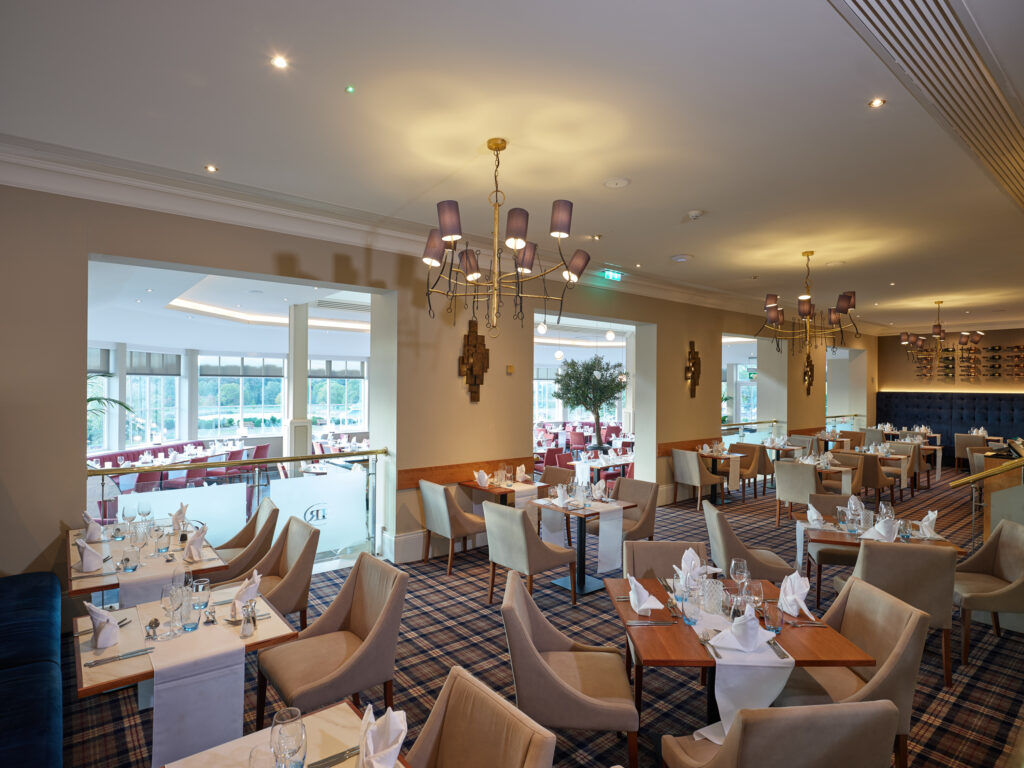 Indoor dining at Carden Park Golf Resort