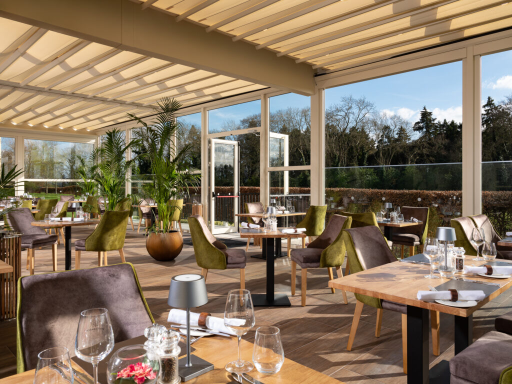 Conservatory dining at Castleknock Hotel