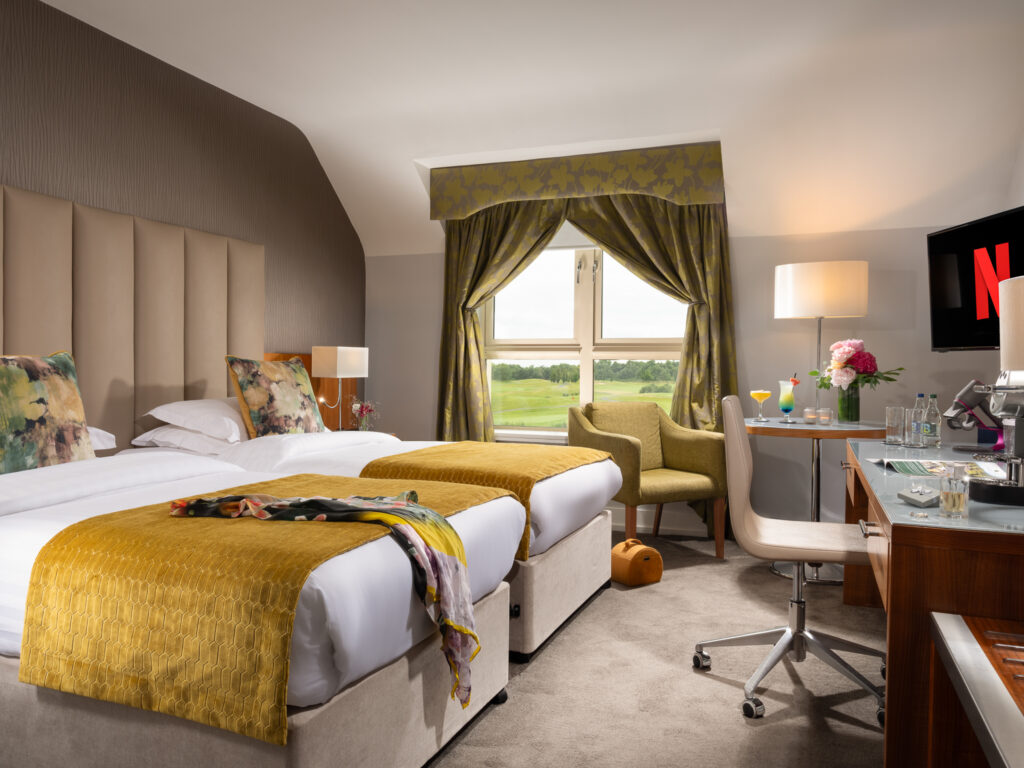 Twin bed accommodation at Castleknock Hotel