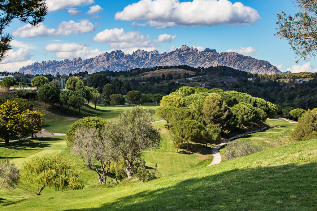 View of the fairway at Club de Golf Barcelona