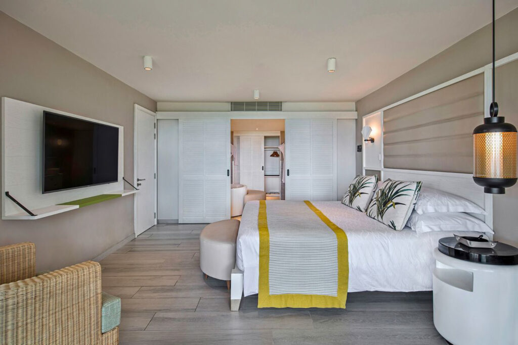 Double bed accommodation at Constance Belle Mare Plage