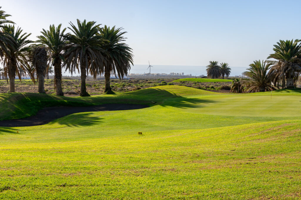 Fairway with trees around at Costa Teguise Golf