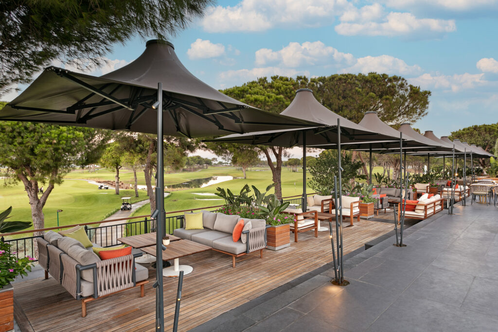 Outdoor seating area at Cullinan - Aspendos Golf Course