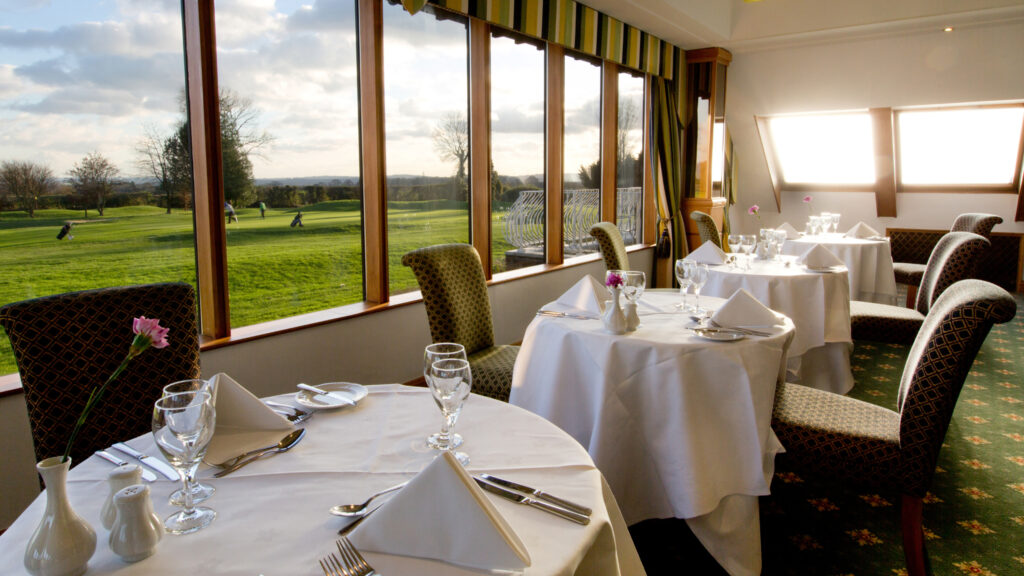 Indoor dining at Dale Hill Hotel & Golf Club