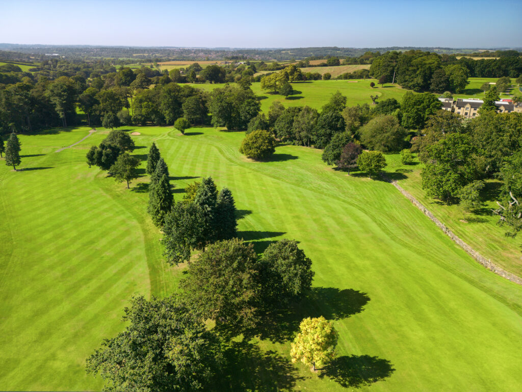 Aerial view of golf at Delta Hotels By Marriott Breadsall Priory Country Club