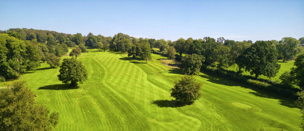 Aerial view of golf at Delta Hotels By Marriott Breadsall Priory Country Club