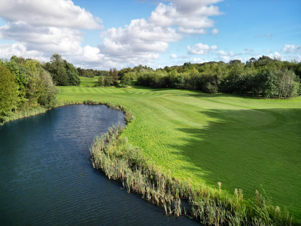 Golf at Delta Hotels By Marriott Worsley Park Country Club with lake