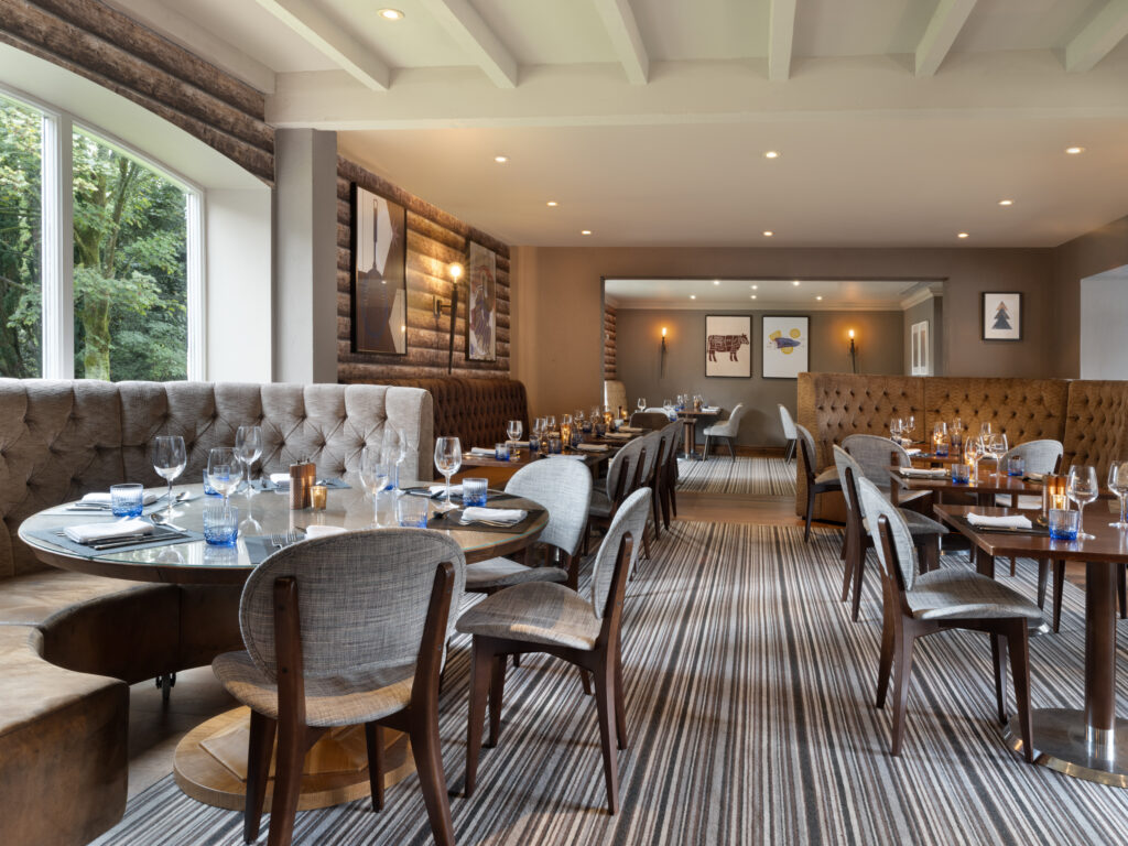 Indoor dining at Delta Hotels By Marriott Worsley Park Country Club