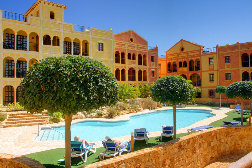 Exterior of Desert Springs The Lodge Hotel with outdoor pool