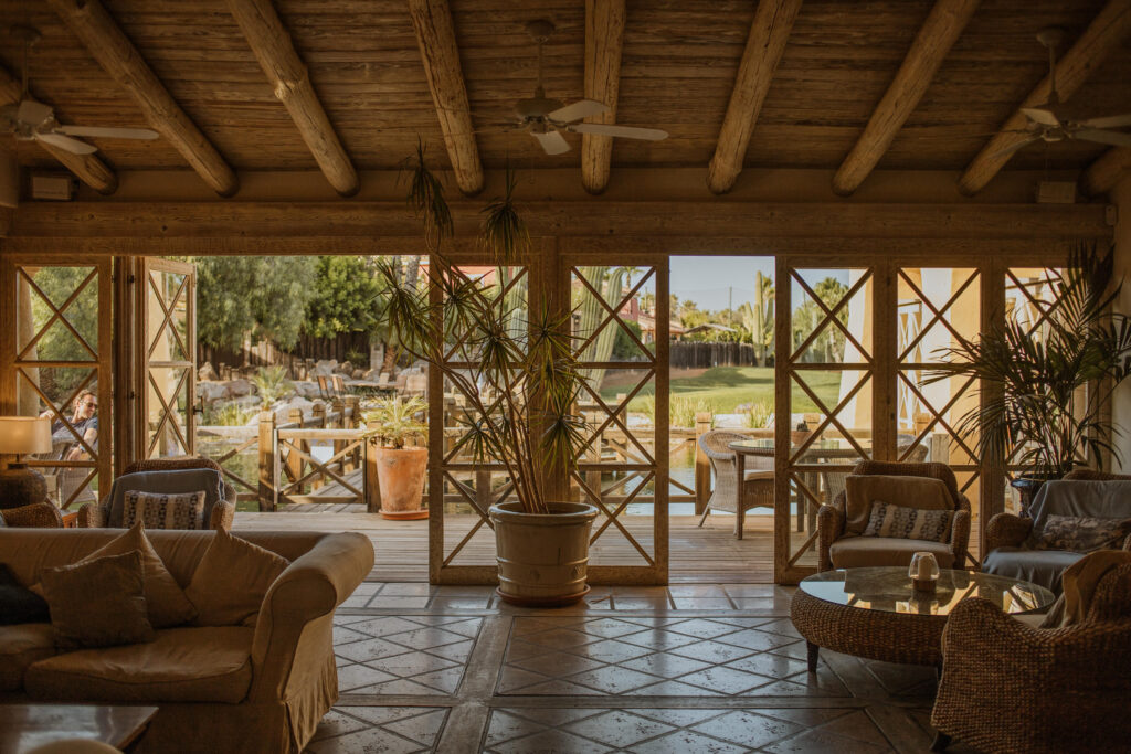 Indoor seating area at Desert Springs The Lodge Hotel