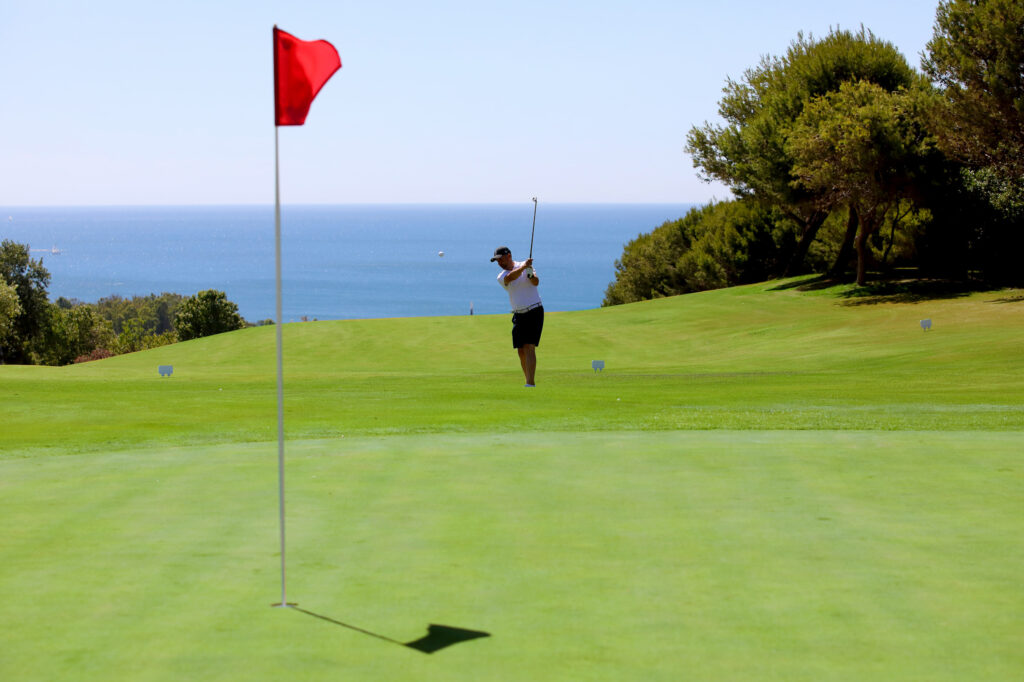 Person playing golf at Dona Julia Golf Course