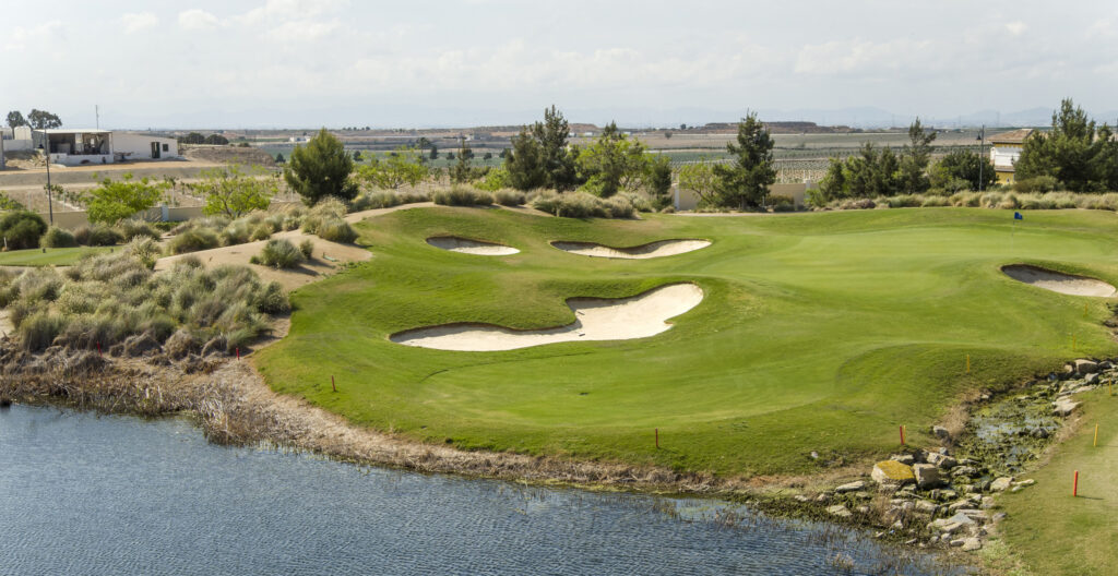 Bunkers on course at El Valle Golf Course