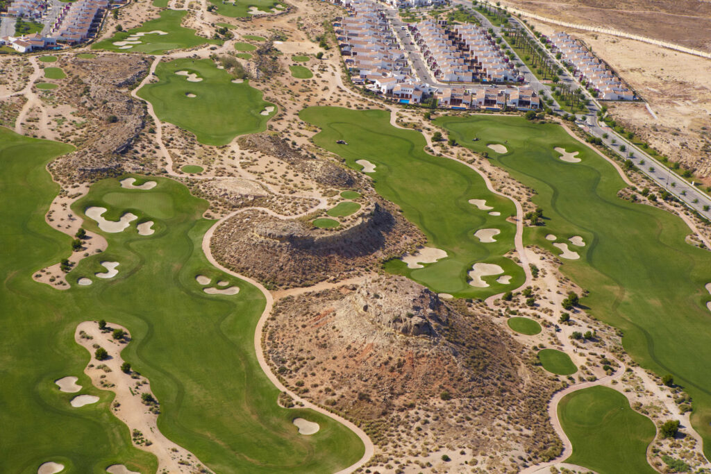 Aerial view of El Valle Golf Course