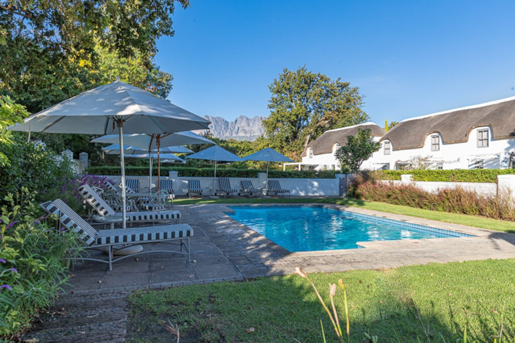 Outdoor pool at Erinvale Estate Hotel & Spa