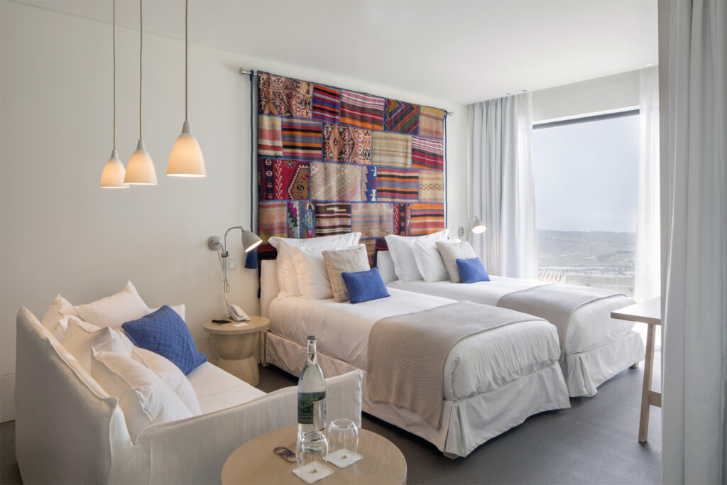 Twin bed accommodation at Evolutee Royal Obidos Hotel & Spa