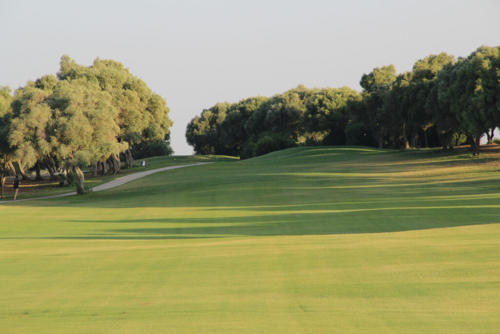 Fairway with trees in the background at Fairplay Golf Club