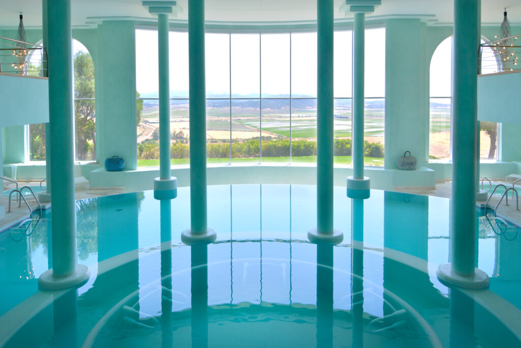 Indoor pool at Fairplay Golf & Spa Resort