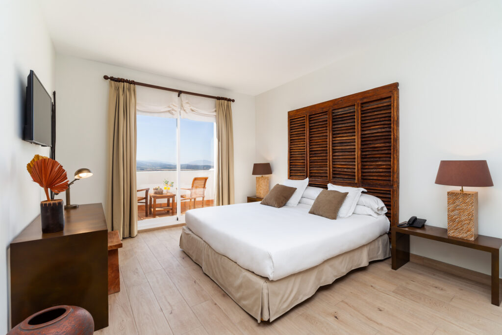 Double bed accommodation at Fairplay Golf & Spa Resort